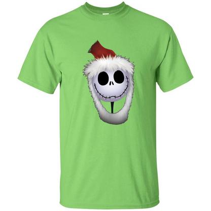 Nightmare Before Christmas Santa T-shirt Lime