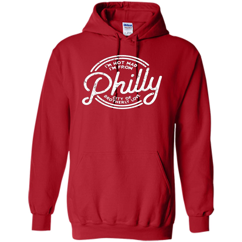 Funny T-shirt I'm Not Mad I'm From Philly Red
