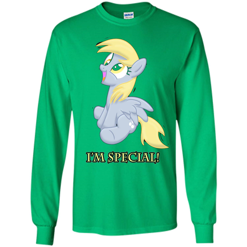 Cartoon Character T-shirt I'm special Irish Green