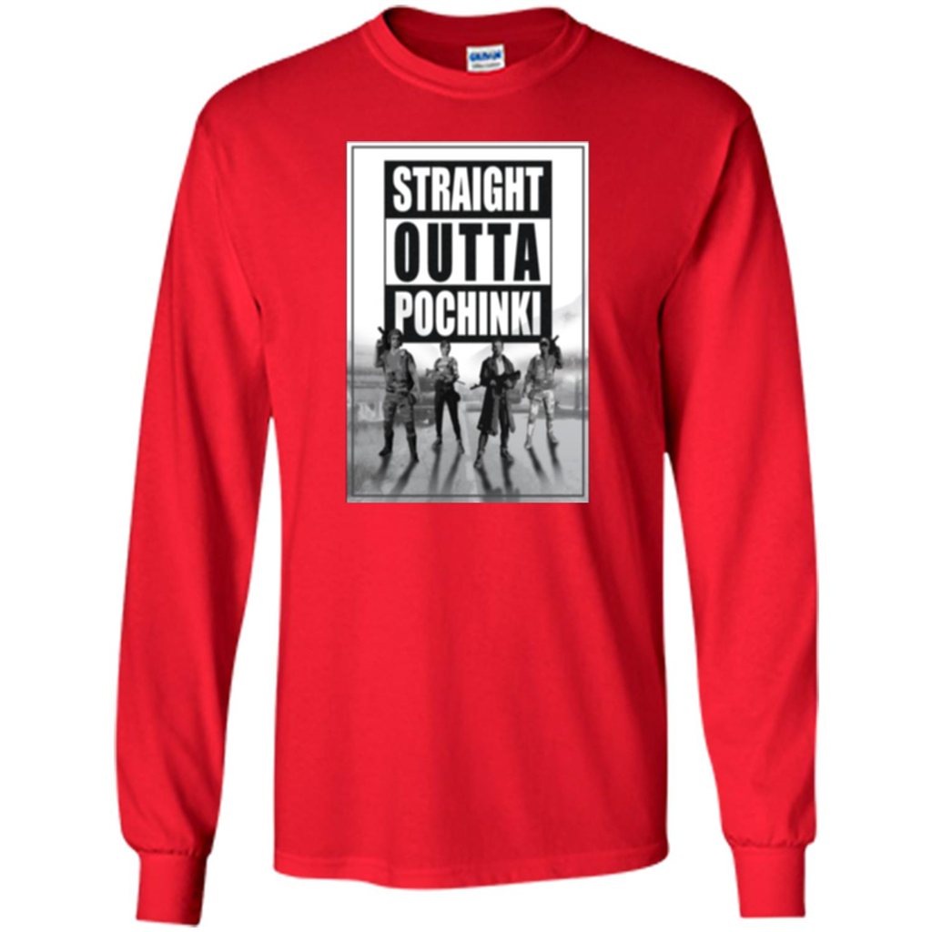 Straight Outta Pochinki T-shirt Red