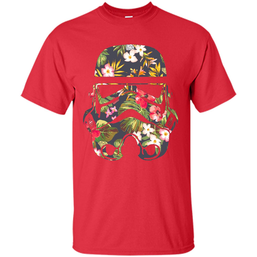 Tropical Stormtrooper Graphic T-Shirt Red
