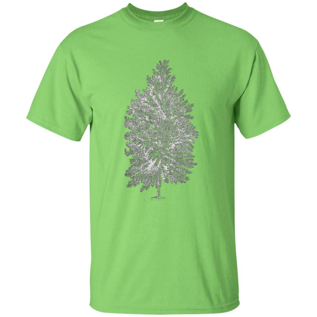 Poplar Tree T-shirt. Tree Poplar Tree Woodsman T-shirt Lime