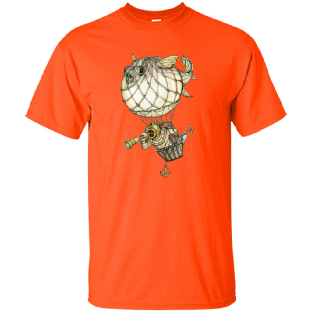 Blowfish T-shirt Captive Balloon T-shirt Orange