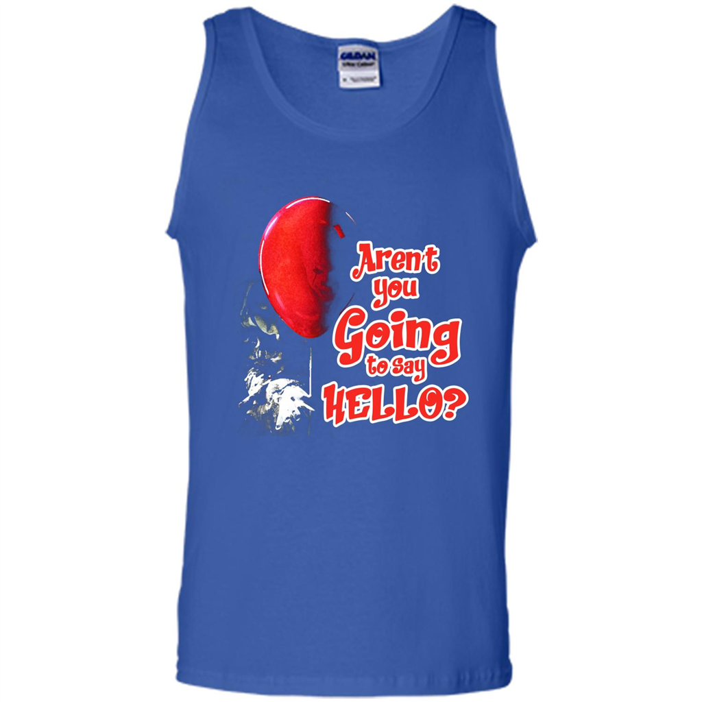 Halloween T-shirt Aren't You Going To Say Hello T-shirt Royal