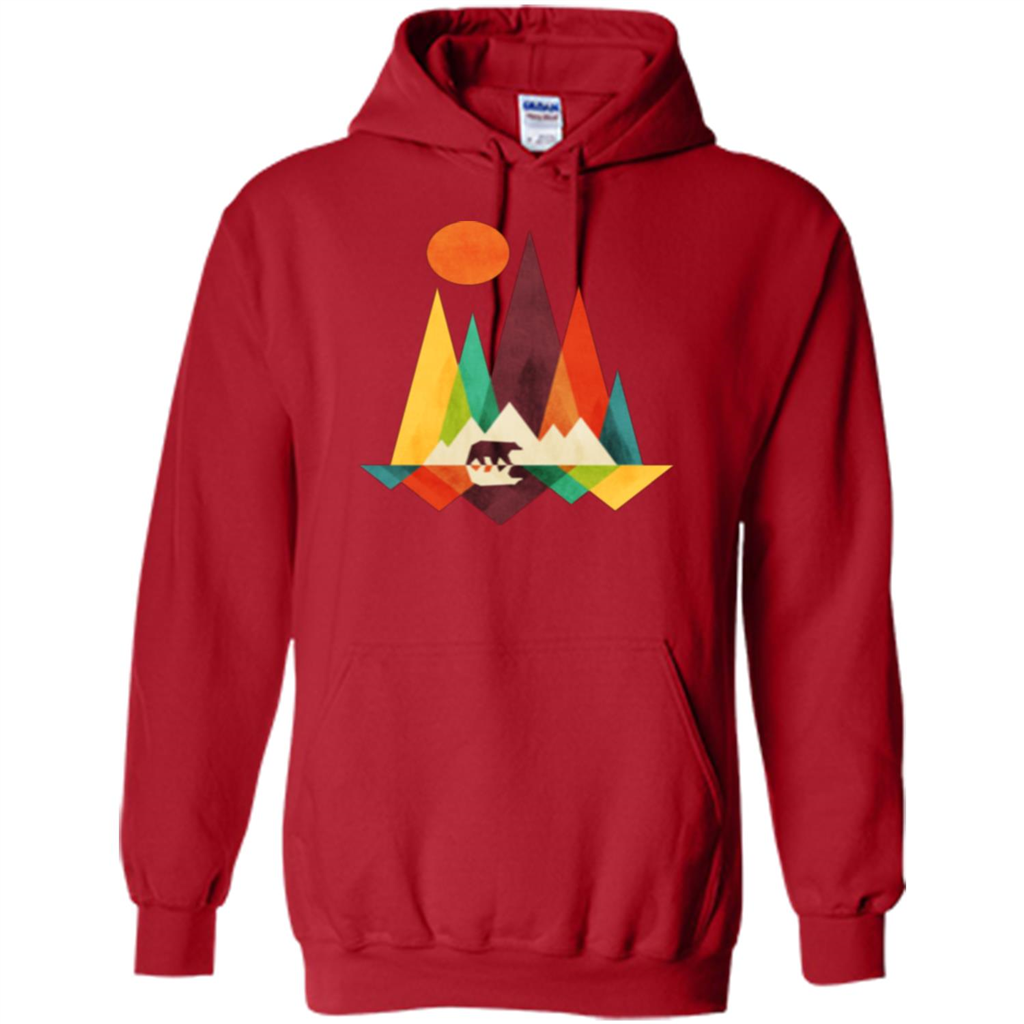 Mountain Bear T-shirt Red