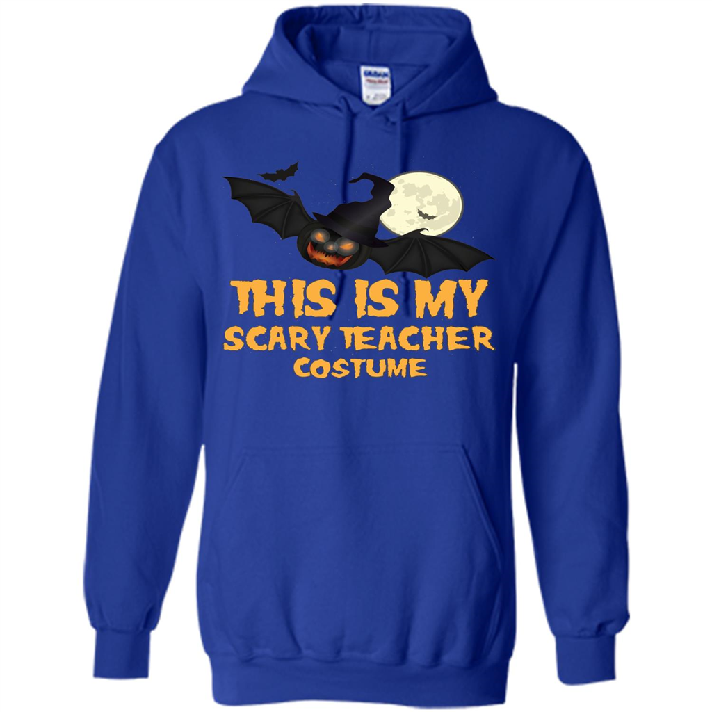 Funny Halloween Teacher T-shirt This is My Scary Teacher Costume Royal