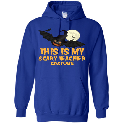 Funny Halloween Teacher T-shirt This is My Scary Teacher Costume Royal