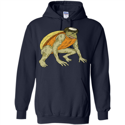 Kappa Monster Crouching Drawing T-Shirt Navy