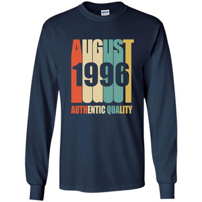 August 1996 Authentic Quality T-shirt Navy