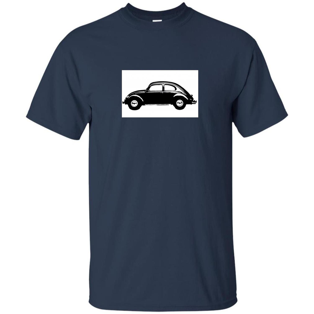 German Car T-shirt 1960's Beetle Navy