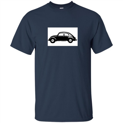 German Car T-shirt 1960's Beetle Navy