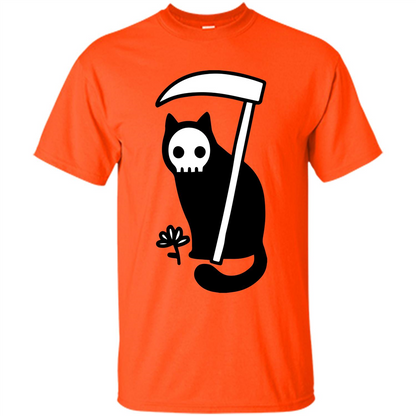 Cat Grimm Reaper T-shirt Orange