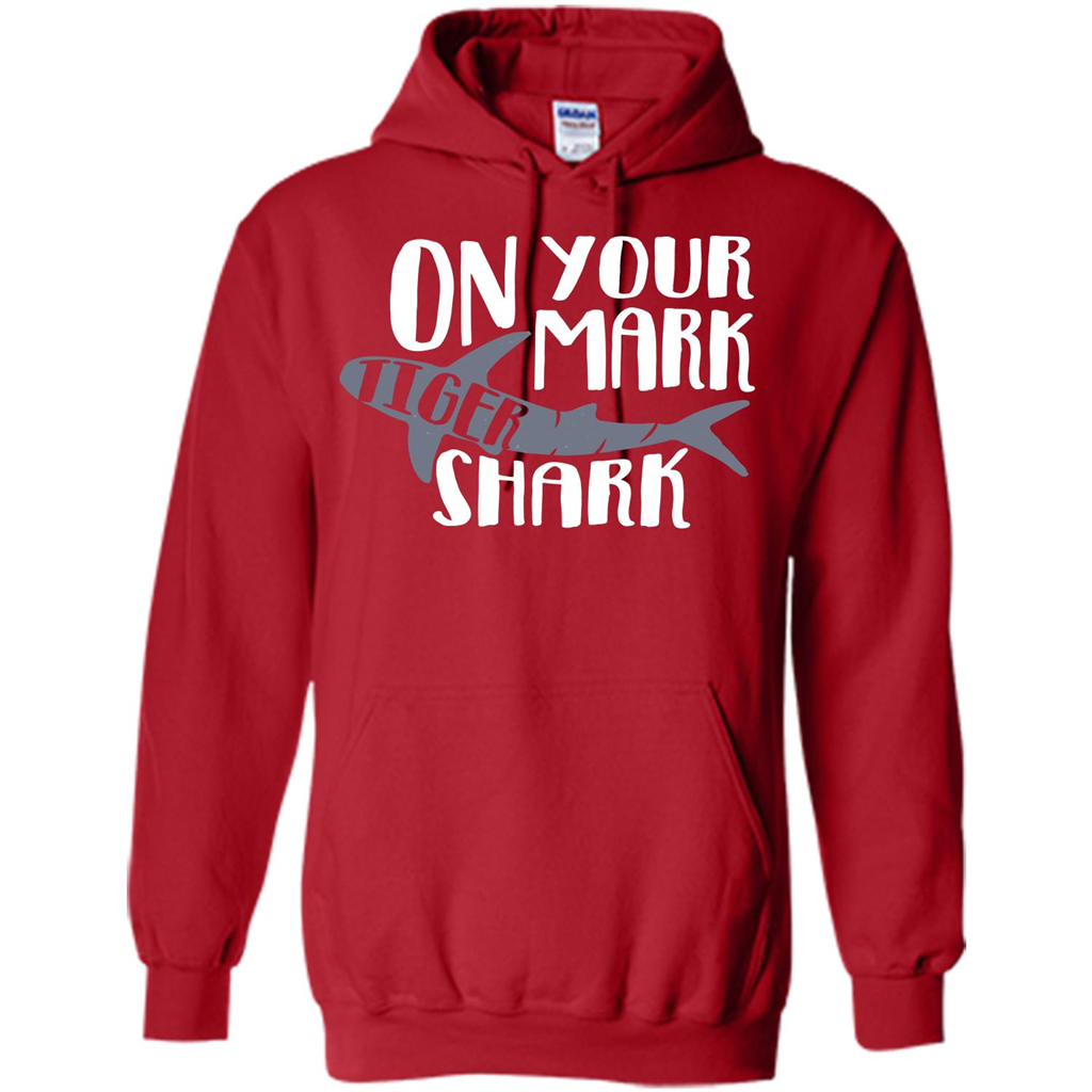 Tiger Shark T-shirt On Your Mark Tiger Shark T-shirt Red
