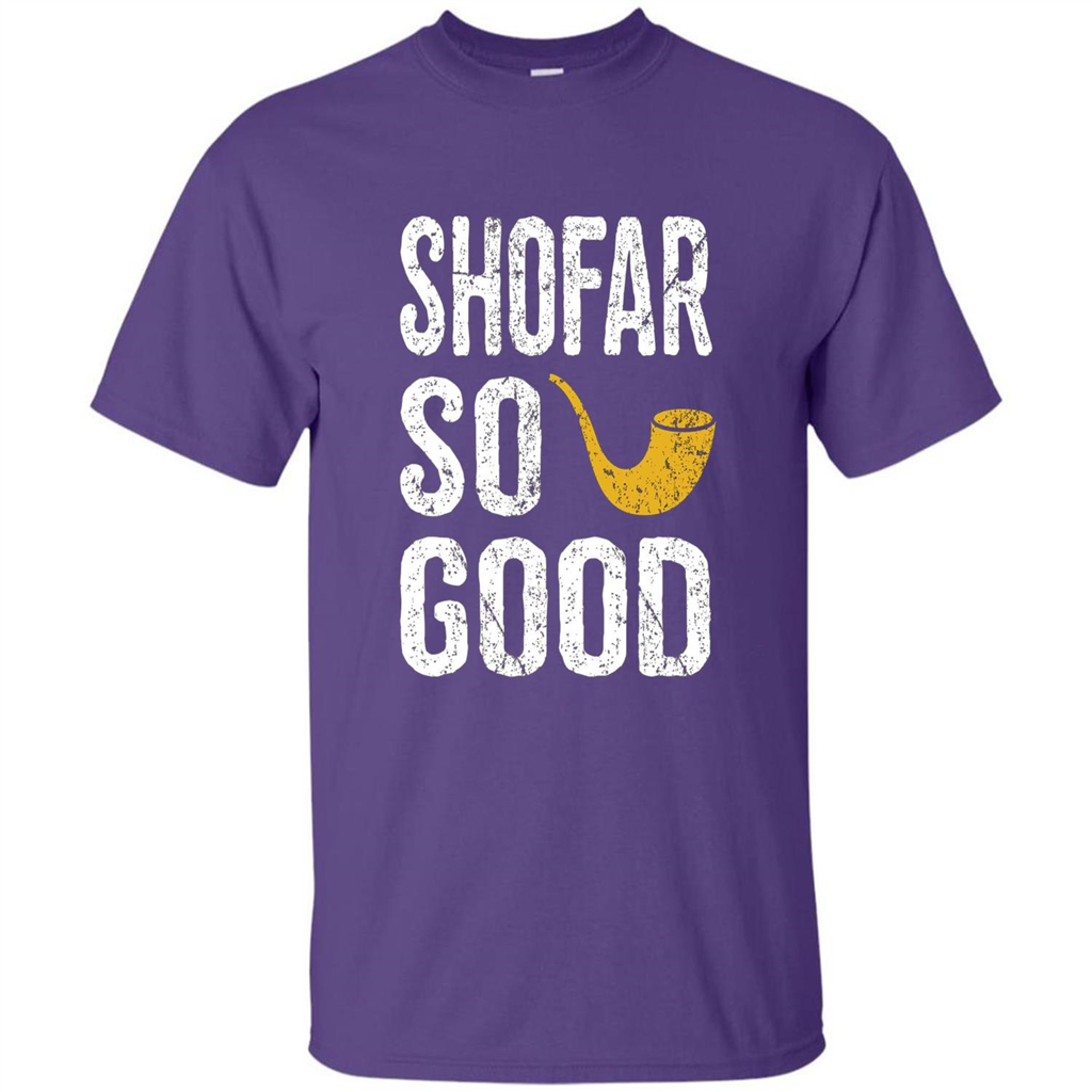 Rosh Hashanah T-Shirt Shofar So Good Funny Jewish T-shirt Purple