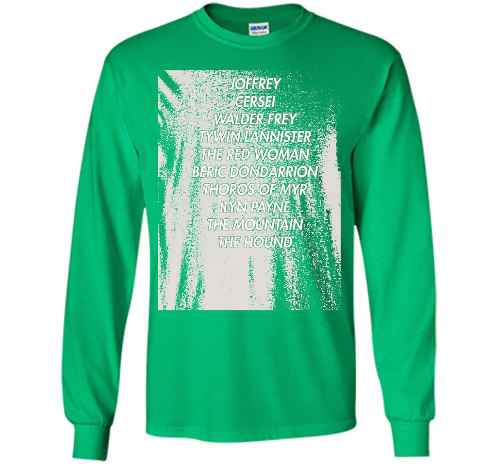 Arya Kill List T-Shirt cool shirt Irish Green
