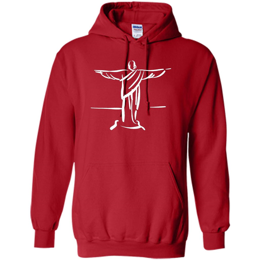 Brazil Christ The Redeemer - Cristo Redentor Brasil T-shirt Red