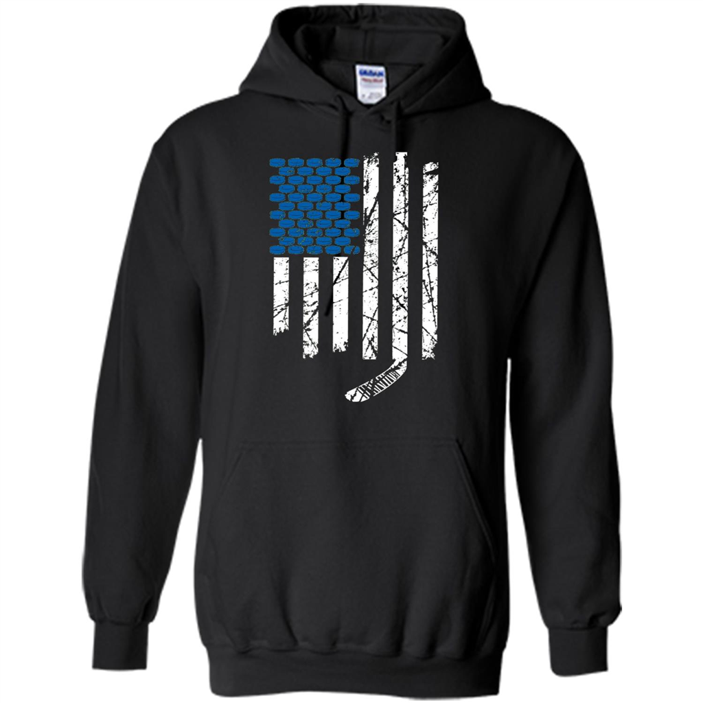 Hockey American Flag T-Shirt