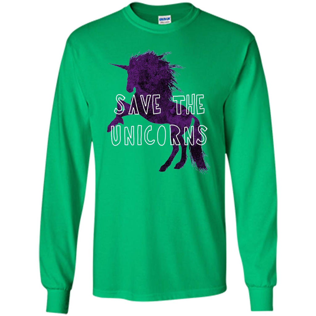 Unicorn T-shirt Save the Unicorns T-shirt Irish Green