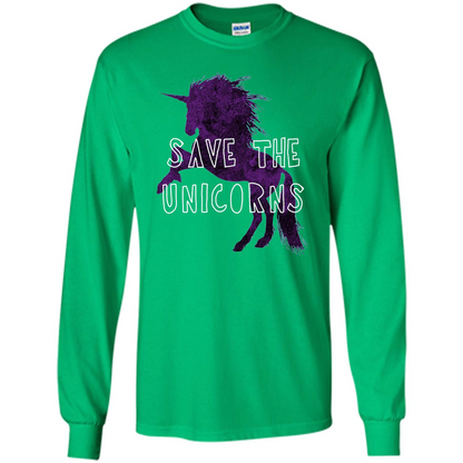 Unicorn T-shirt Save the Unicorns T-shirt Irish Green