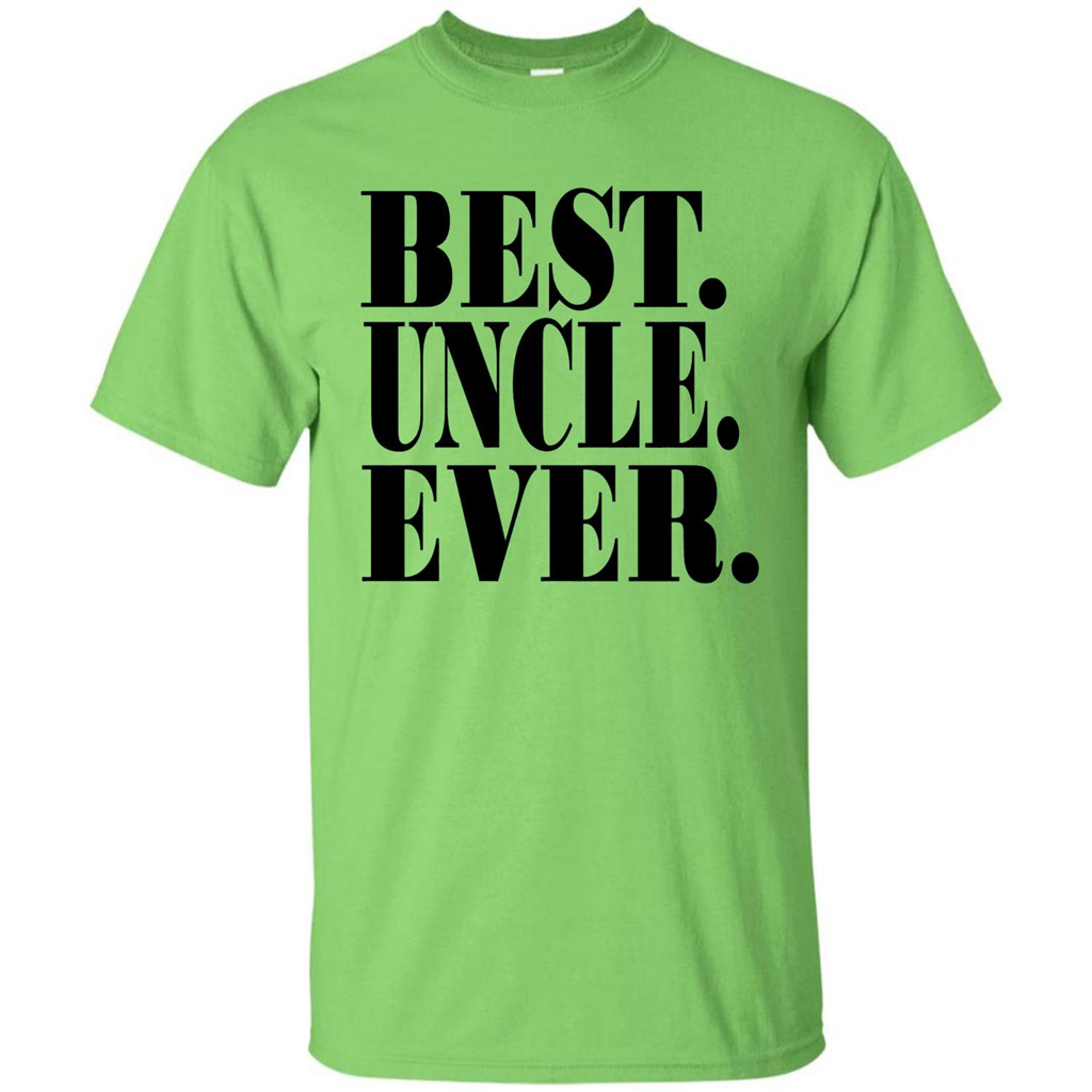 Best Uncle Ever T-shirt Lime