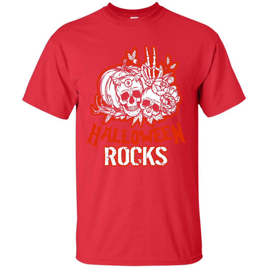 Halloween Rocks T-shirt Red