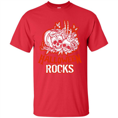 Halloween Rocks T-shirt Red