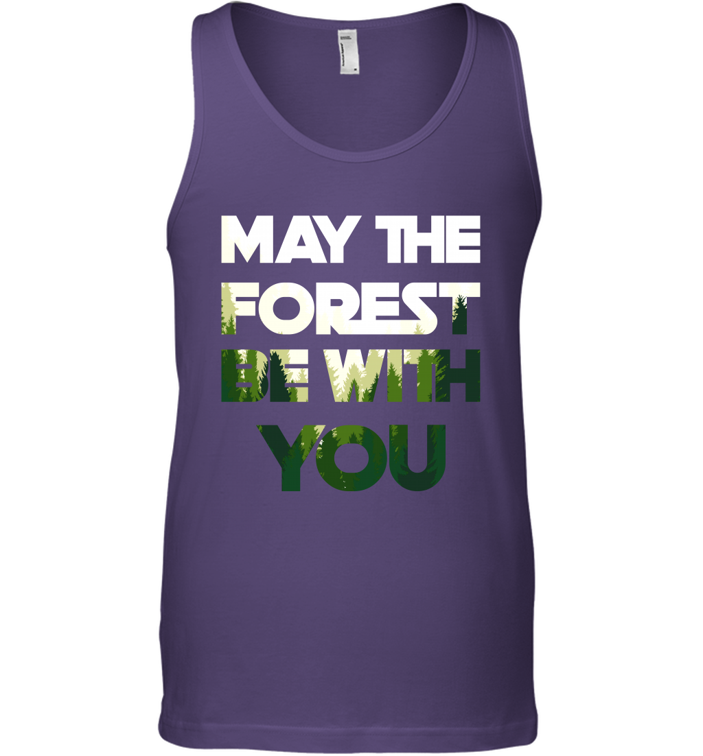 May The Forest Be With You Shirt Tank Top Tank Top Purple