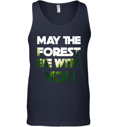 May The Forest Be With You Shirt Tank Top Tank Top Navy