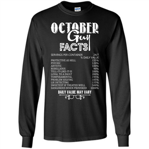 October Guy Facts T-shirt