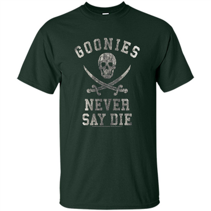 Goonies Never Say Die T-shirt Forest Green