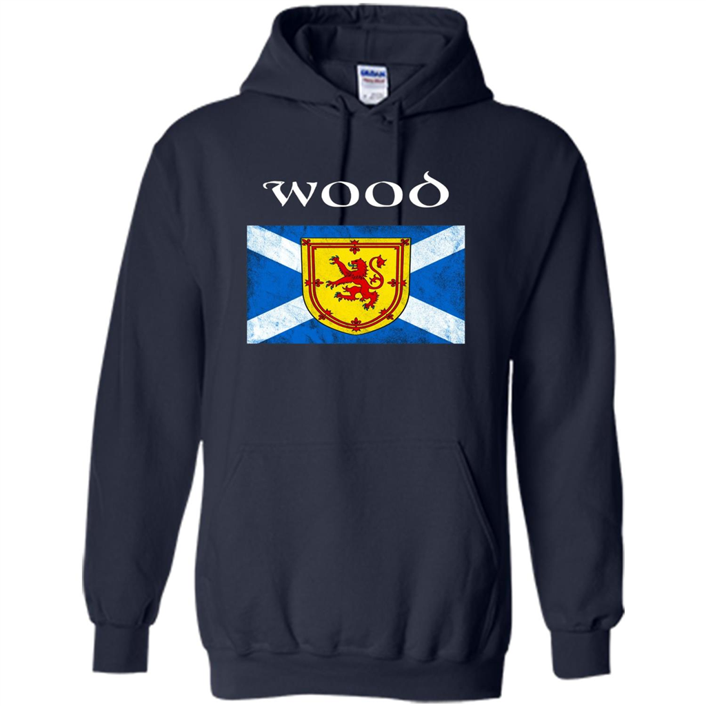 Scottish Clan Wood T-shirt Navy