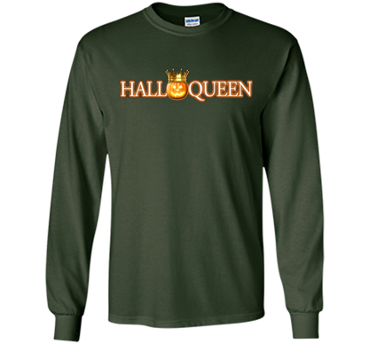 Halloween T-Shirt Halloween Pumpkin Queen T-shirt Forest Green
