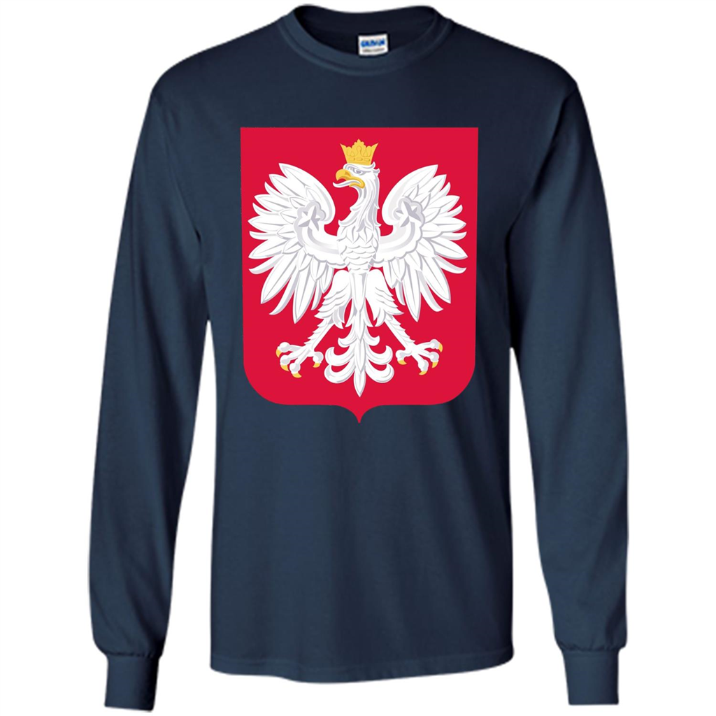 Polish Eagle T-shirt Polska Poland T-shirt Navy