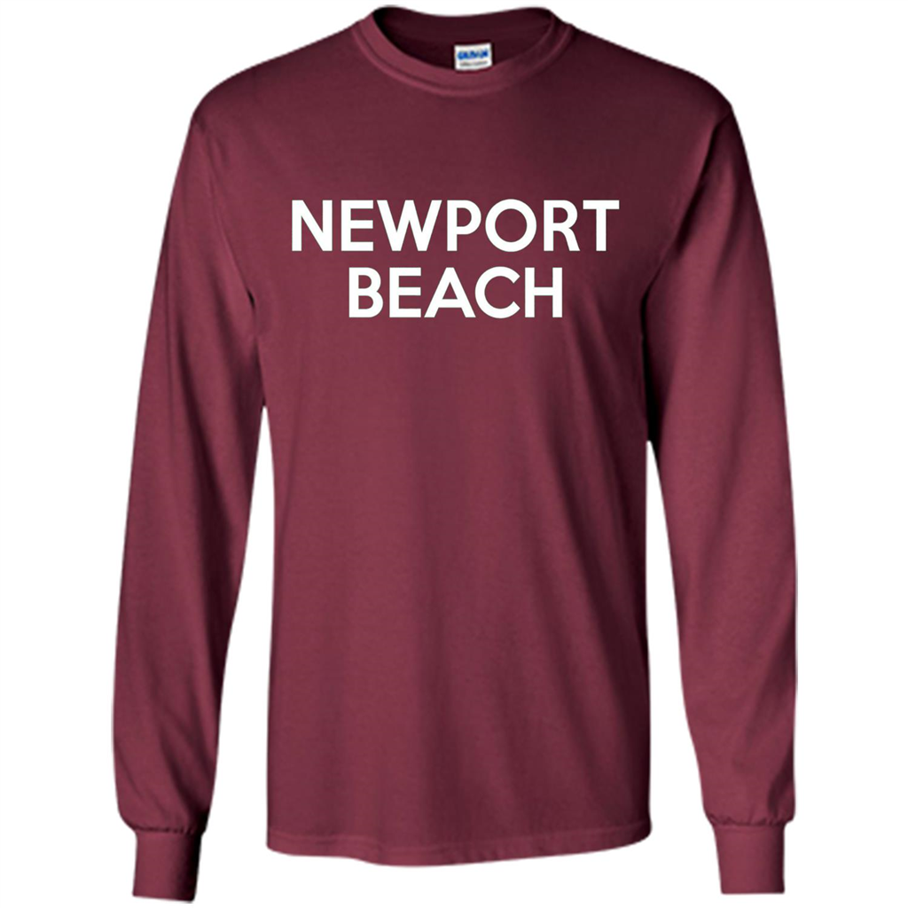 Newport Beach - California T-shirt Maroon