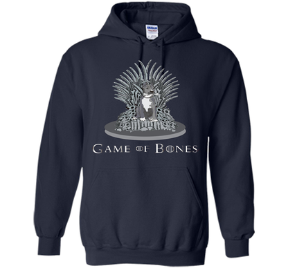 Pitbull Game of Bones Funny Parody T-shirt Navy