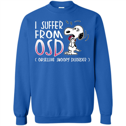 Snoopy T-shirt I Suffer From OSD Obsessive Snoopy Disorder Royal