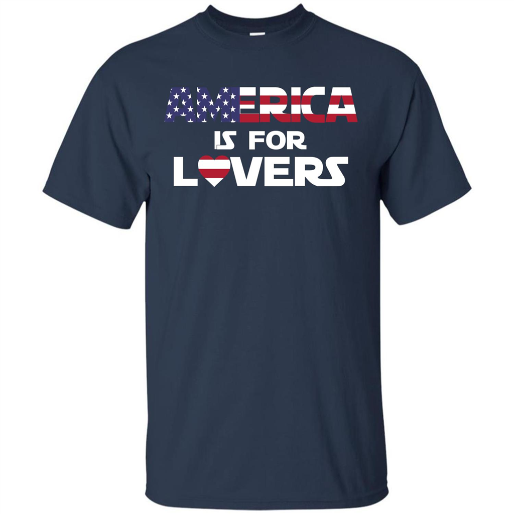 America Is For Lovers T-shirt Navy