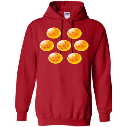 Seven Dragon Balls T-shirt Red
