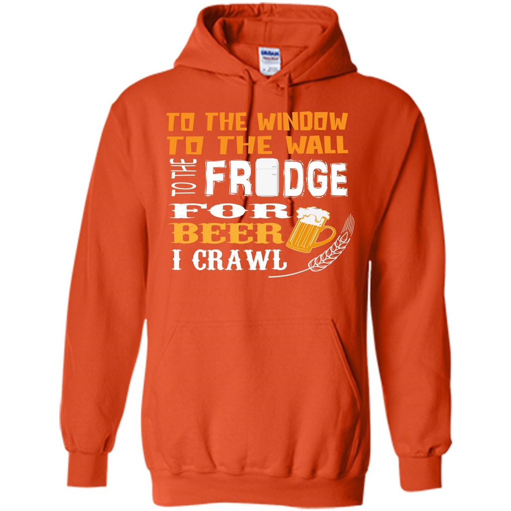 Beer. For Beer I Crawl T-shirt Orange