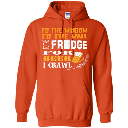 Beer. For Beer I Crawl T-shirt Orange