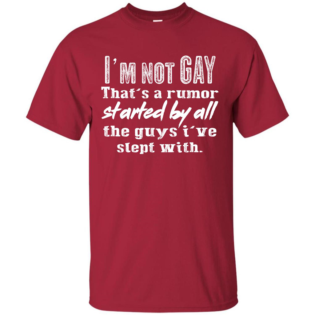 LGBTQ T-shirt I‰۪m Not Gay That‰۪s A Rumor Cardinal
