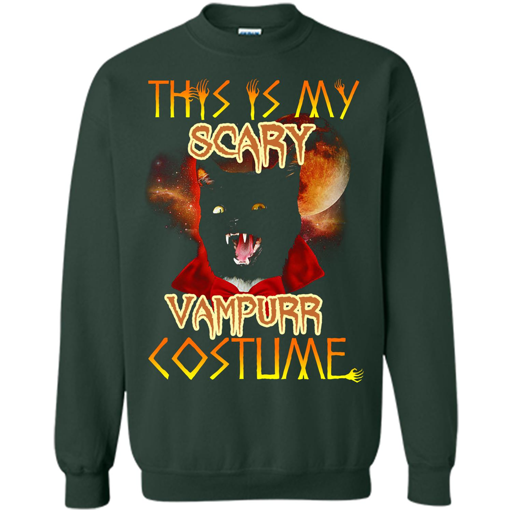 Halloween T-shirt This Is My Scary Vampurr Costume T-shirt