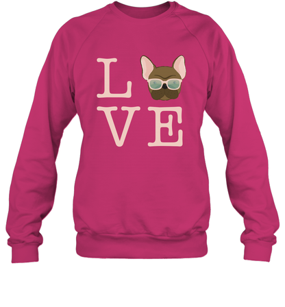Love Dog Shirt Sweatshirt Sweatshirt Heliconia
