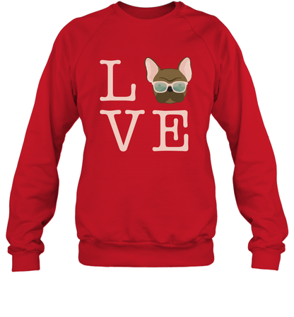 Love Dog Shirt Sweatshirt Sweatshirt Red