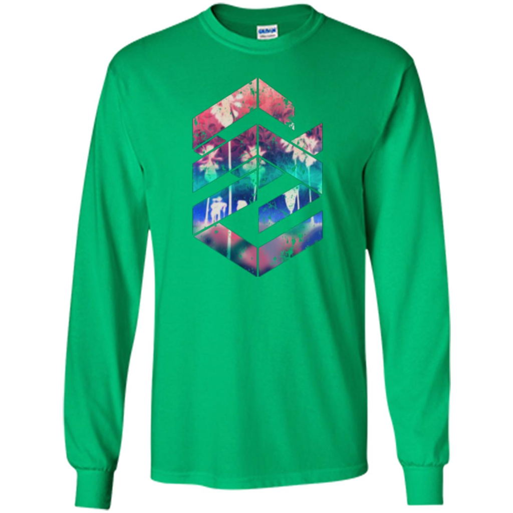 Red Summer Beach Palm Trees T-shirt Irish Green