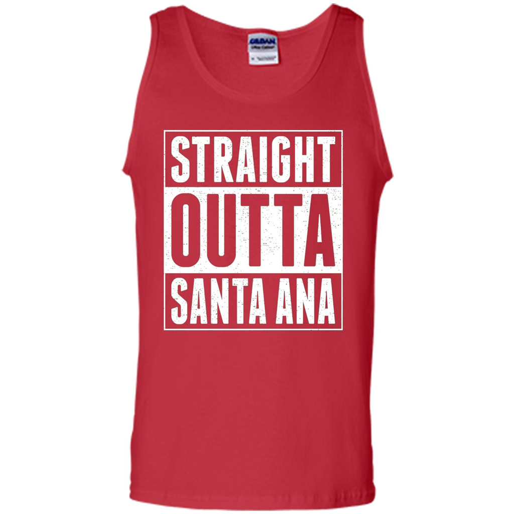 Straight Outta Santa Ana T-shirt Red