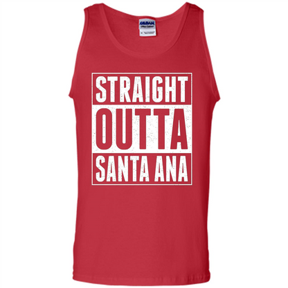 Straight Outta Santa Ana T-shirt Red