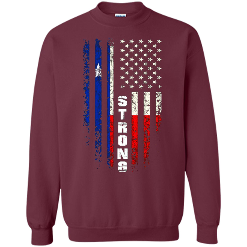 Texas Strong T-shirt Hurricane Harvey 2017 T-shirt Maroon