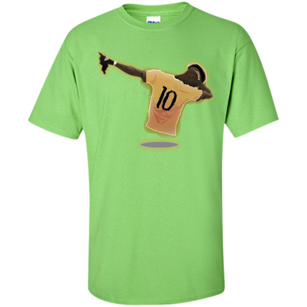 Dabbing Soccer T-shirt Lime