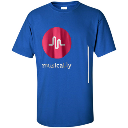 Musical.ly T-Shirt Royal